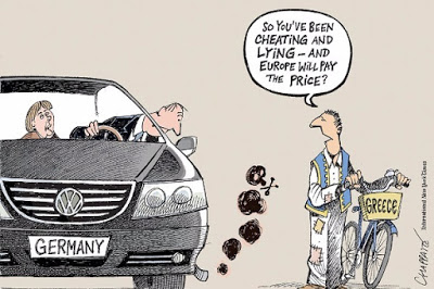 Το σκίτσο των New York Times για το σκάνδαλο Volkswagen και τη σχέση του με την Ελλάδα - Φωτογραφία 1
