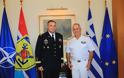 Συνάντηση Αρχηγού ΓΕΕΘΑ με τον Διοικητή Στρατιωτικών Δυνάμεων ΗΠΑ στην Ευρώπη (USAREUR)