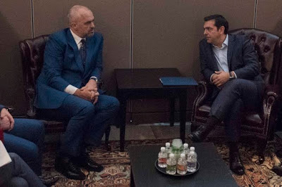 Συνάντηση Τσίπρα με τον Αλβανό Πρωθυπουργό - Φωτογραφία 1