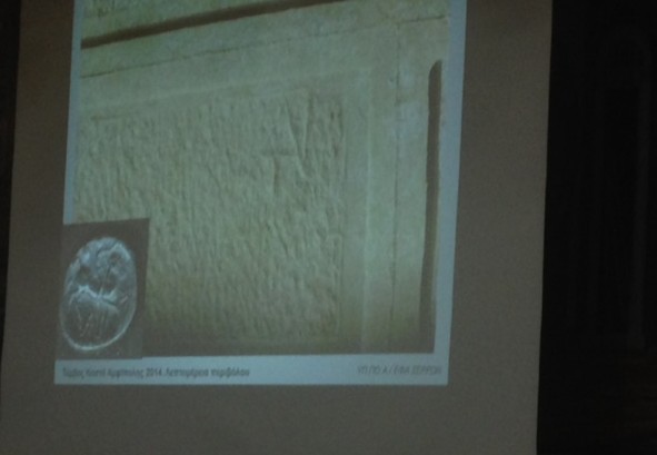 Εντυπωσιάζουν οι αποκαλύψεις της Κ. Περιστέρη: Μονόγραμμα Ηφαιστίωνα στον τάφο της Αμφίπολης [photos] - Φωτογραφία 4