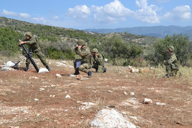 Εκπαιδευτικές Βολές Όλμων και Πυροβολικού από την 32 Ταξιαρχία Πεζοναυτών - Φωτογραφία 2