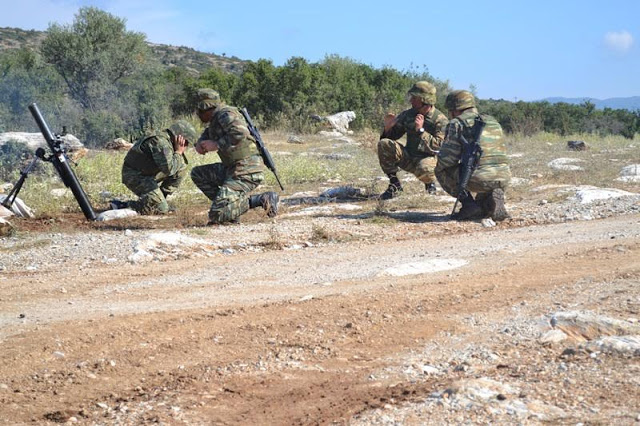 Εκπαιδευτικές Βολές Όλμων και Πυροβολικού από την 32 Ταξιαρχία Πεζοναυτών - Φωτογραφία 5