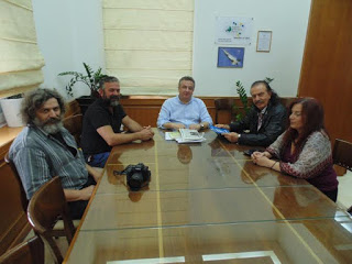 Επίσκεψη Τούρκου αξιωματούχου του δήμου Κουσάντασι στον Περιφερειάρχη Κρήτης - Φωτογραφία 1