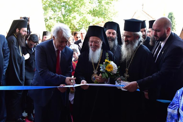 7171 - Τα θυρανοίξια του Ιερού Ναού του Οσίου Πορφυρίου του Καυσοκαλυβίτου από τον Οικουμενικό Πατριάρχη (φωτογραφίες) - Φωτογραφία 11