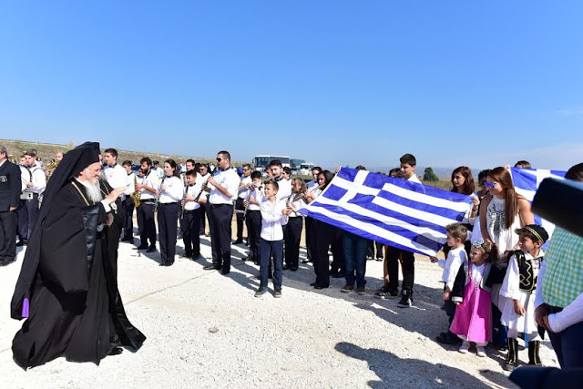 7171 - Τα θυρανοίξια του Ιερού Ναού του Οσίου Πορφυρίου του Καυσοκαλυβίτου από τον Οικουμενικό Πατριάρχη (φωτογραφίες) - Φωτογραφία 2