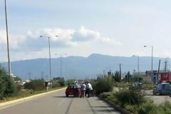 Λαμία: Γερό μπαμ στην είσοδο της πόλης...