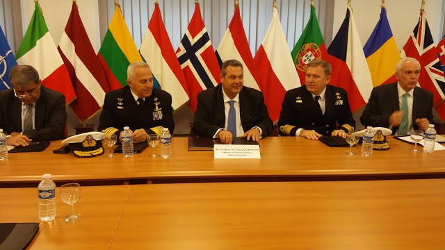Συνάντηση ΥΕΘΑ Πάνου Καμμένου με τον Ανώτατο Στρατιωτικό Διοικητή του ΝΑΤΟ στην Ευρώπη (SACEUR) Πτέραρχο Philip Breedlove - Φωτογραφία 7