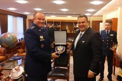 Συνάντηση ΥΕΘΑ Πάνου Καμμένου με τον Ανώτατο Στρατιωτικό Διοικητή του ΝΑΤΟ στην Ευρώπη (SACEUR) Πτέραρχο Philip Breedlove