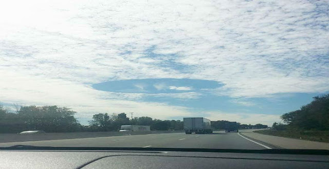 ΑΠΙΣΤΕΥΤΟ βίντεο! Σύννεφα δημιούργησαν κάτι σαν μία «τρύπα στον ουρανό» - Φωτογραφία 4