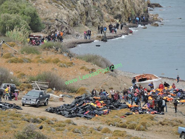 Καταδίωξη και σύλληψη 34χρονου διακινητή προσφύγων με σκάφος στην Πέτρα Λέσβου... [photos] - Φωτογραφία 4