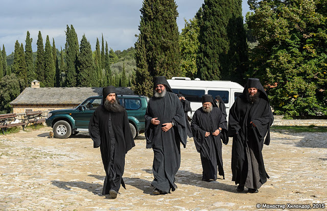 7245 - Το Χιλιανδάρι συμπλήρωσε 25 χρόνια κοινοβιακής ζωής. Φωτογραφίες από τον λαμπρό εορτασμό - Φωτογραφία 5