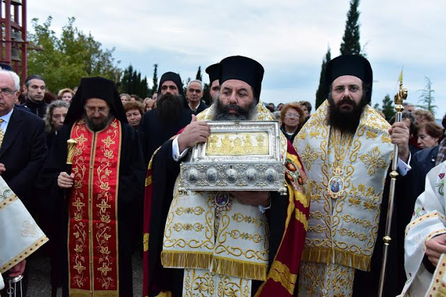 7279 - Ιερά κειμήλια της Ορθοδοξίας από τη Σιμωνόπετρα στη Μητρόπολη Λαγκαδά (φωτογραφίες) - Φωτογραφία 13