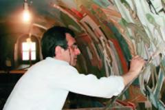 7286 - Μάρκος Καμπάνης, ο αγιογράφος της Πορταΐτισσας στο μετόχι της Ιεράς Μονής Ιβήρων στο Σουφλί
