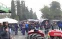 Ημαθία: Μεγάλη συγκέντρωση στην Κουλούρα – Παρά την καταρρακτώδη βροχή οι αγρότες βγήκαν στους δρόμους [video]