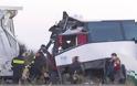 Κόρινθος: Σφοδρή σύγκρουση φορτηγού με ΚΤΕΛ με έναν νεκρό