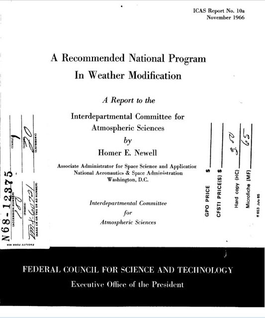 Έγγραφα – Ντοκουμέντα «μιλούν» για τροποποίηση του καιρού από το 1966 - Φωτογραφία 2