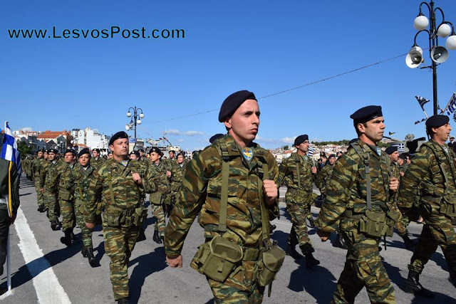 BINTEO-ΦΩΤΟ: Στρατιωτική παρέλαση 28η Οκτωβρίου 2015 στην Μυτιλήνη - Φωτογραφία 3