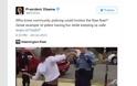 Ενθουσιώδες tweet του Ομπάμα για τη «μονομαχία» στα βήματα του Nae Nae ανάμεσα σε μαύρη νεαρή και λευκή αστυνομικό [video] - Φωτογραφία 2