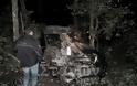 Τροχαίο ατύχημα στη γέφυρα της Μύκανης Καλαμπάκας: Αυτοκίνητο έπεσε σε χαντάκι βάθους σχεδόν τεσσάρων μέτρων - Φωτογραφία 7