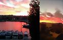Εντυπωσιακές φωτογραφίες: Το εξωτικό ηλιοβασίλεμα που «τρέλανε» τους Αθηναίους - Φωτογραφία 1