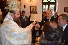Εγκαίνια επί διασαλευθείσα Αγία Τράπεζα„ στον Ιερό Ναό Αγίων Κωνσταντίνου Και Ελένης Ναυστάθμου Σαλαμίνας