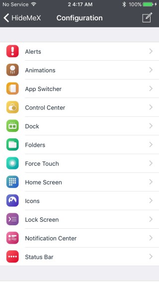 HideMeX (iOS 9) : Cydia tweak new v1.0.5 ($2.99) ....ήρθε ο ανταγωνιστής του Springtomize - Φωτογραφία 2