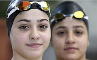 Απίστευτο: Αδερφές κολυμβήτριες από τη Συρία κολύμπησαν τρεις ώρες για να φθάσουν στη Μυτιλήνη [photos] - Φωτογραφία 1