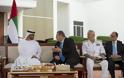 Συνάντηση ΥΕΘΑ Πάνου Καμμένου με τον διάδοχο του Άμπου Ντάμπι Σεΐχη Μοχάμεντ Μπιν Ζάγιεντ Αλ Ναχγιάν - Φωτογραφία 1