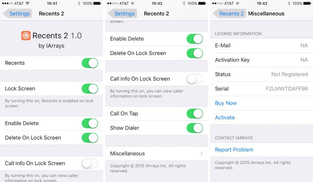 Recents 2 : Cydia tweak new....για να μην ψάχνετε ποιος σας πήρε τηλέφωνο - Φωτογραφία 3