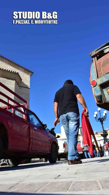 Κινητοποίηση αγροτών και κτηνοτρόφων στο Άργος - Βγήκαν με τα αγροτικά τους - Φωτογραφία 5