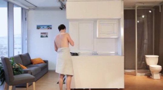 Αυτό είναι το διαμέρισμα του μέλλοντος – Πώς θα χωρέσουν πέντε ευρύχωρα δωμάτια μέσα σε 18 τ.μ! [video] - Φωτογραφία 1