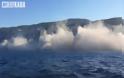Η στιγμή της κατολίσθησης στους μαγευτικούς Εγκρεμνούς της Λευκάδας την ώρα του σεισμού (βίντεο)
