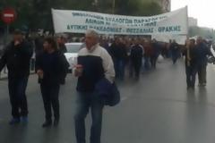 Ειρηνική η πορεία των αγροτών στη Θεσσαλονίκη [photos]