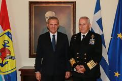 Συνάντηση Αρχηγού ΓΕΕΘΑ με τον Επίτροπο της Προεδρίας της Κυπριακής Δημοκρατίας για Ανθρωπιστικά Θέματα και Θέματα Αποδήμων