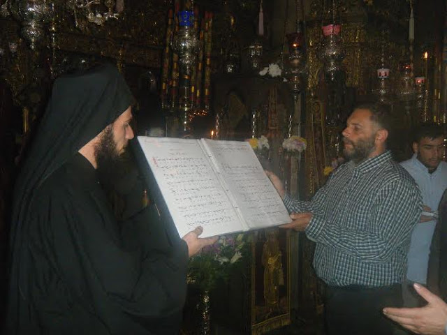 7455 - Φωτογραφίες από την Αγρυπνία που τελείται αυτή την ώρα στην Ιερά Μονή Δοχειαρίου Αγίου Όρους - Φωτογραφία 7
