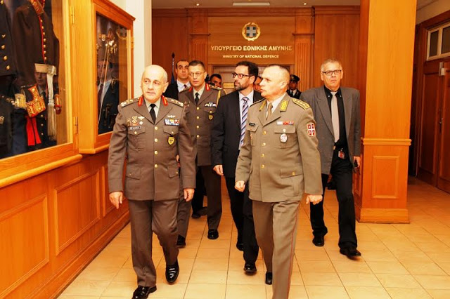 Επίσκεψη Διοικητική Χερσαίων Δυνάμεων Σερβίας στο ΓΕΣ - Φωτογραφία 5