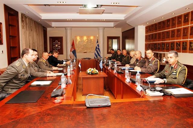 Επίσκεψη Διοικητική Χερσαίων Δυνάμεων Σερβίας στο ΓΕΣ - Φωτογραφία 6