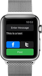 DoublePost : AppStore free ....Υπαγορεύστε από το Apple Watch στο Facebook η το twitter - Φωτογραφία 1