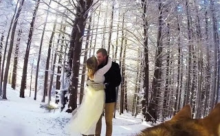 Ζευγάρι άφησε τον σκύλο τους να βιντεοσκοπήσει τον γάμο τους και το αποτέλεσμα είναι εκπληκτικό! [video] - Φωτογραφία 1