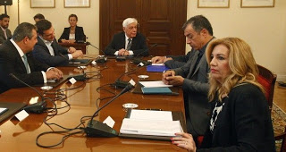 Σύσκεψη Πολιτικών Αρχηγών: Όχι από ΝΔ και ΠΑΣΟΚ στις προτάσεις Τσίπρα. Παράθυρο συναίνεσης από Λεβέντη - Φωτογραφία 1