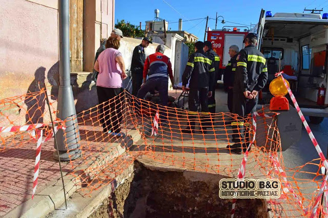 Άγιο είχε 93χρονος στο Άργος που έπεσε σε ανοιχτό φρεάτιο με το ποδήλατο του - Φωτογραφία 3