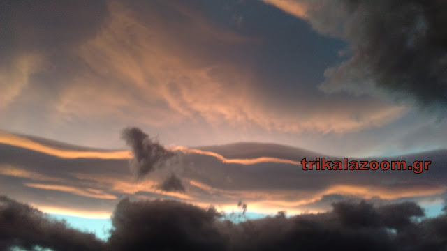 Πρωτοφανείς σύννεφα στα Τρίκαλα. Θυμίζει την Αποκάλυψη του Ιωάννη [photos] - Φωτογραφία 3