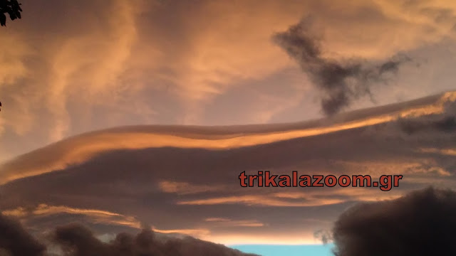 Πρωτοφανείς σύννεφα στα Τρίκαλα. Θυμίζει την Αποκάλυψη του Ιωάννη [photos] - Φωτογραφία 5
