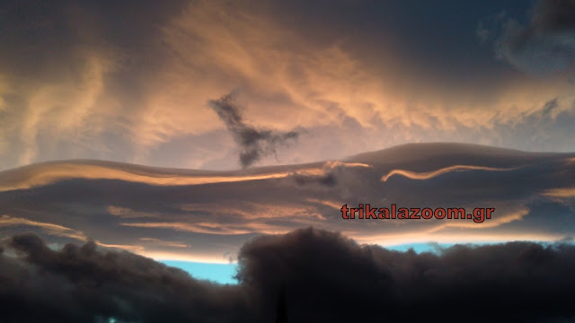 Πρωτοφανείς σύννεφα στα Τρίκαλα. Θυμίζει την Αποκάλυψη του Ιωάννη [photos] - Φωτογραφία 6