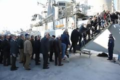 Απόστρατοι στην φρεγάτα ''Κουντουριώτης'' με την ευκαιρια της εορτής του Αγίου Νικολάου