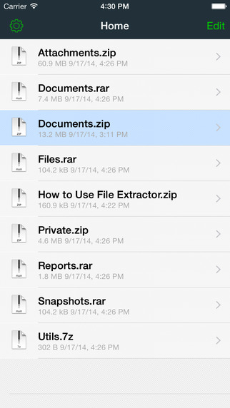 File Extractor : AppStore free today...αποσυμπιέστε όλα τα αρχεία σας στο iphone - Φωτογραφία 4