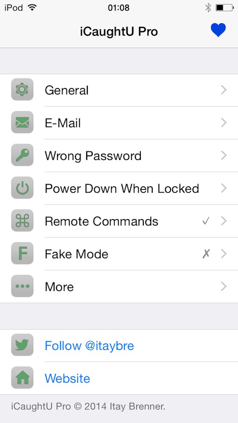 iCaughtU Pro (iOS 9) : Cydia tweak new ...δείτε ποιος πείραξε το iphone σας - Φωτογραφία 2