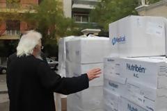 Πρώτη παραλαβή φαρμάκων από τις εταιρείες Medical και Nutriben