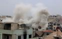 Φρικιαστικές εικόνες: Λουτρό αίματος στη Δαμασκό μετά από βομβαρδισμούς... [photos]
