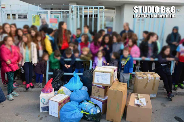 Δράση συλλογής πλαστικών πωμάτων από μαθητές και τον Δήμο Ναυπλιέων - Φωτογραφία 2